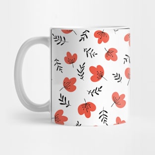 Minimalist flowers Mug